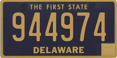 DE license plate 944974