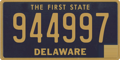 DE license plate 944997