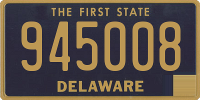 DE license plate 945008