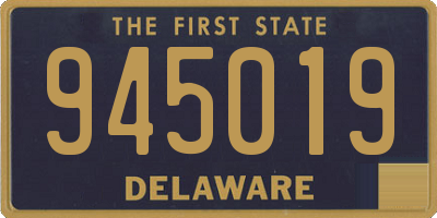 DE license plate 945019