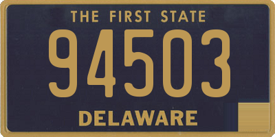 DE license plate 94503
