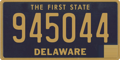 DE license plate 945044