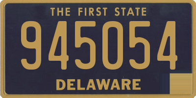 DE license plate 945054