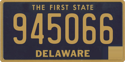 DE license plate 945066