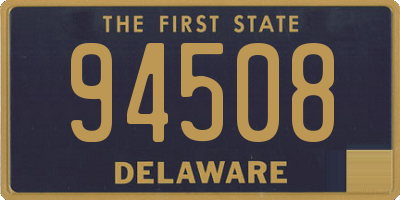 DE license plate 94508