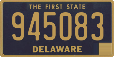 DE license plate 945083