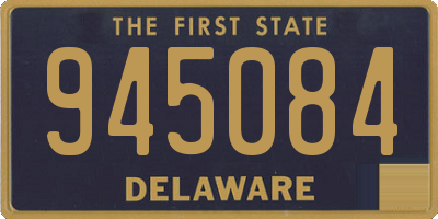 DE license plate 945084