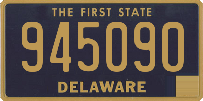 DE license plate 945090