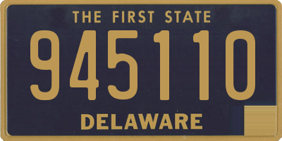 DE license plate 945110