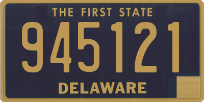 DE license plate 945121