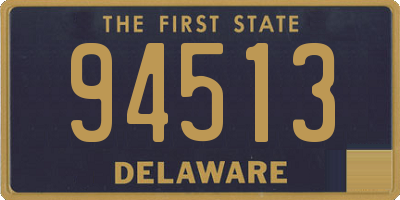DE license plate 94513