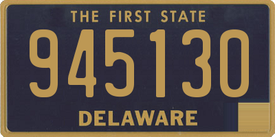 DE license plate 945130