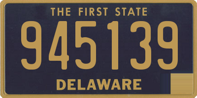 DE license plate 945139