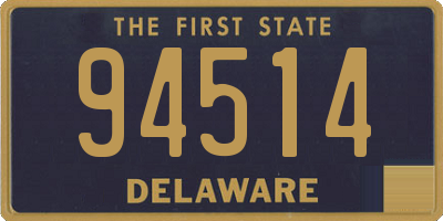 DE license plate 94514