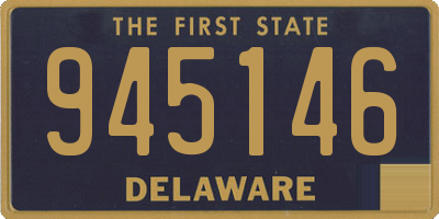 DE license plate 945146