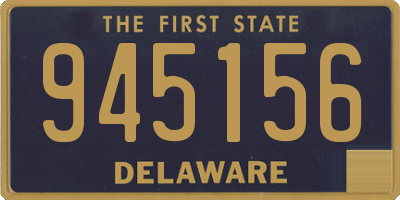 DE license plate 945156