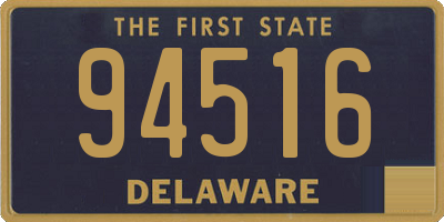 DE license plate 94516