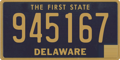 DE license plate 945167