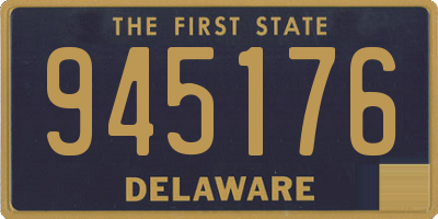DE license plate 945176