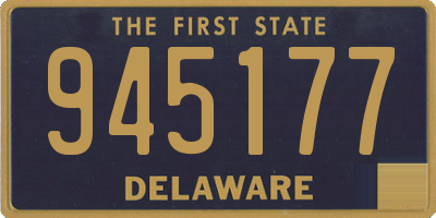 DE license plate 945177