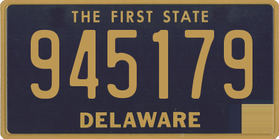 DE license plate 945179