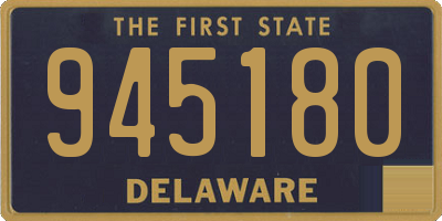 DE license plate 945180