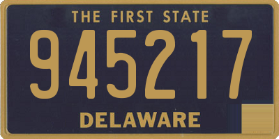 DE license plate 945217