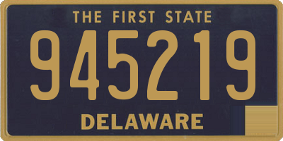 DE license plate 945219