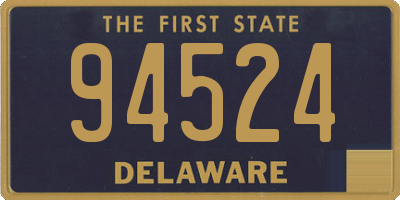 DE license plate 94524