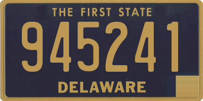DE license plate 945241