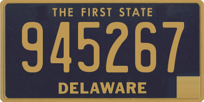 DE license plate 945267