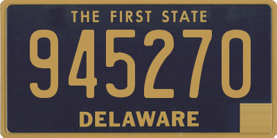 DE license plate 945270