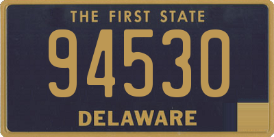 DE license plate 94530