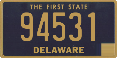 DE license plate 94531