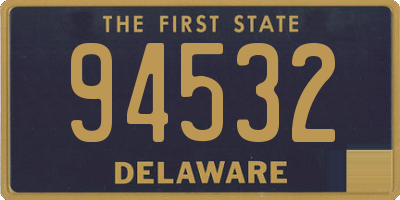 DE license plate 94532