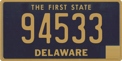 DE license plate 94533