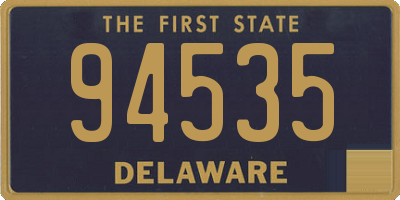 DE license plate 94535