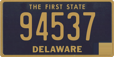 DE license plate 94537
