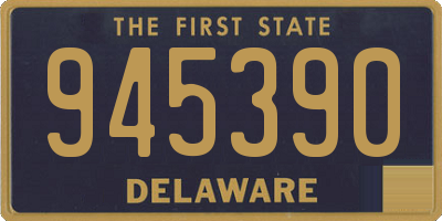 DE license plate 945390