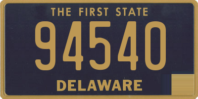 DE license plate 94540