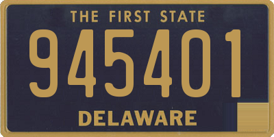 DE license plate 945401