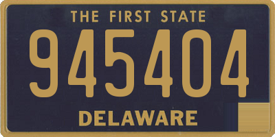 DE license plate 945404