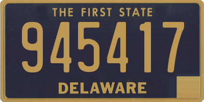 DE license plate 945417