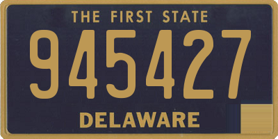 DE license plate 945427
