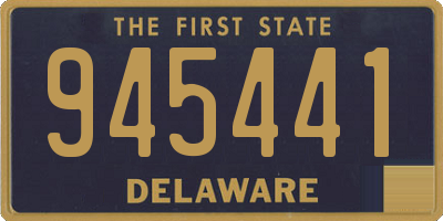 DE license plate 945441