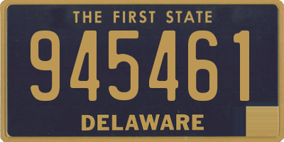 DE license plate 945461