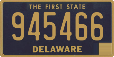 DE license plate 945466