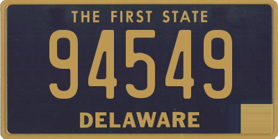 DE license plate 94549