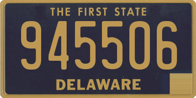 DE license plate 945506