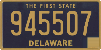 DE license plate 945507